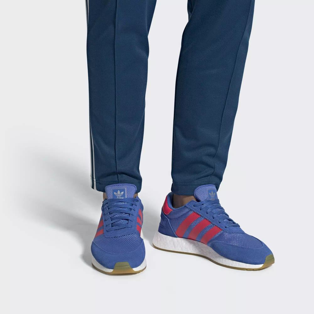 Adidas I-5923 Tenis Azules Para Mujer (MX-18437)